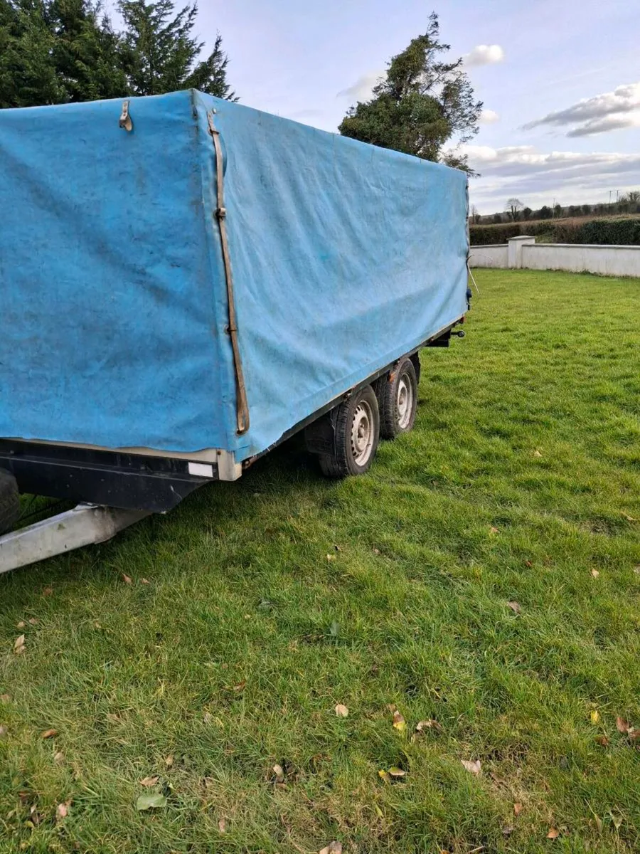 Trailer flat canvas side - Image 2