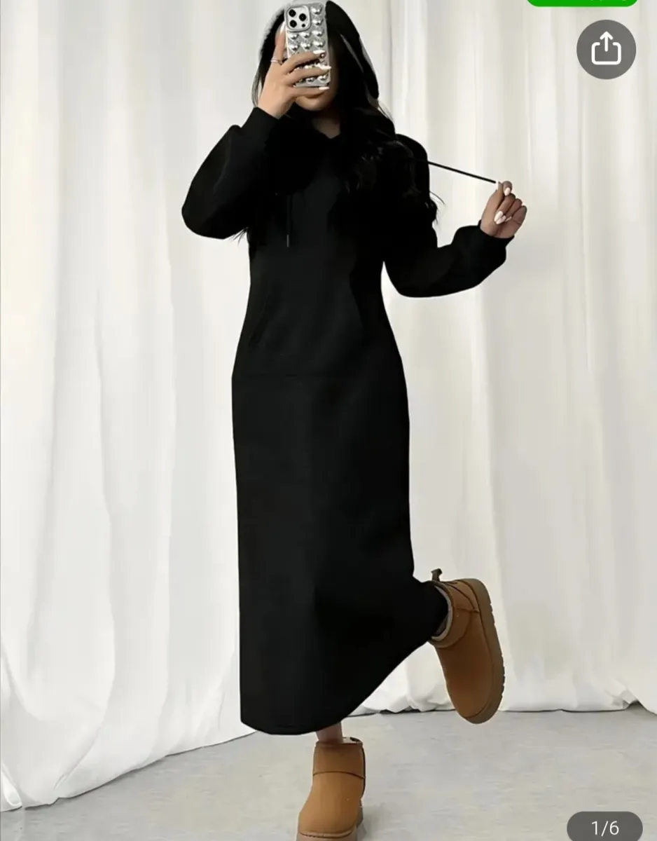 Hooded maxi dress - Image 3