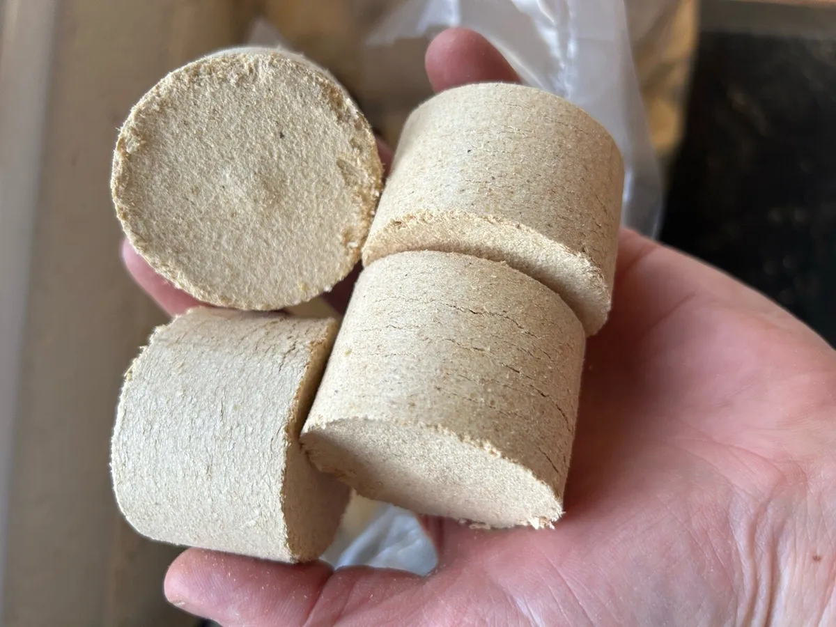 Dry pine pucks - briquettes - Image 3