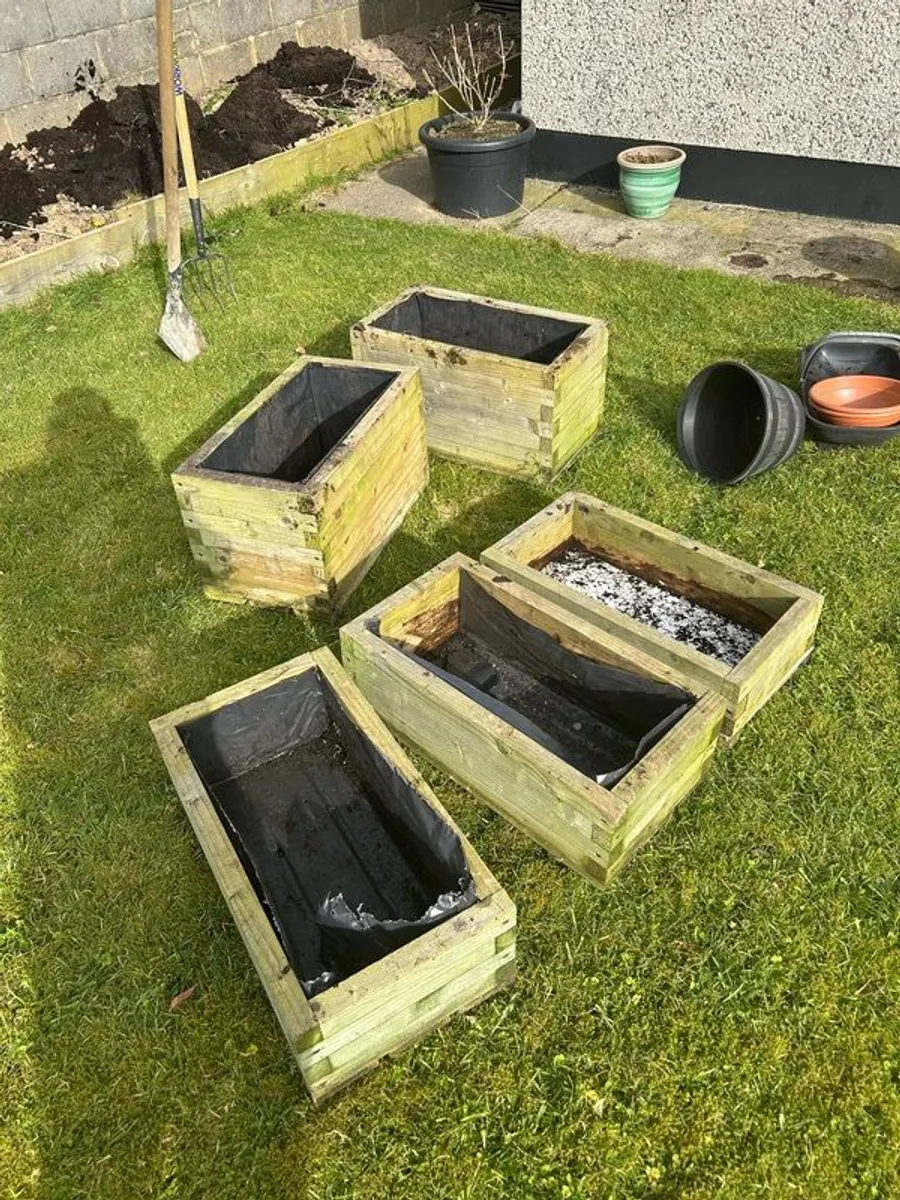 Pressure treated Timber Boxes - Image 1