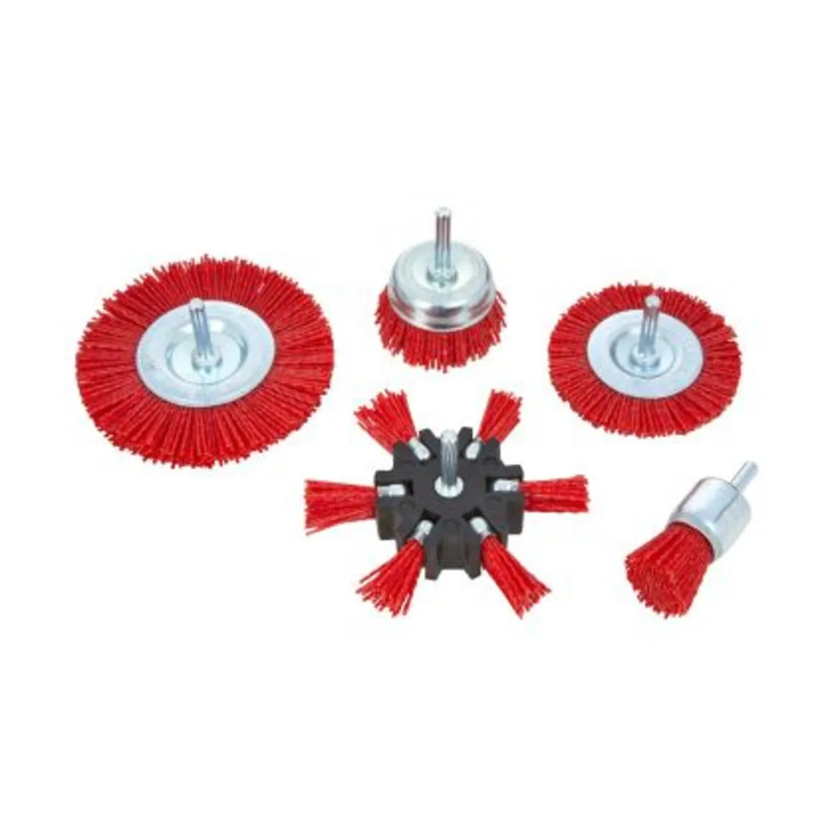 Blue Spot Tools Nylon Abrasive Brush Set – 5pc - Image 2