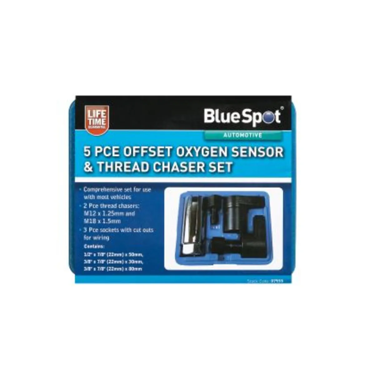 Blue Spot Tools Oxygen Sensor & Thread Chaser Set - Image 1