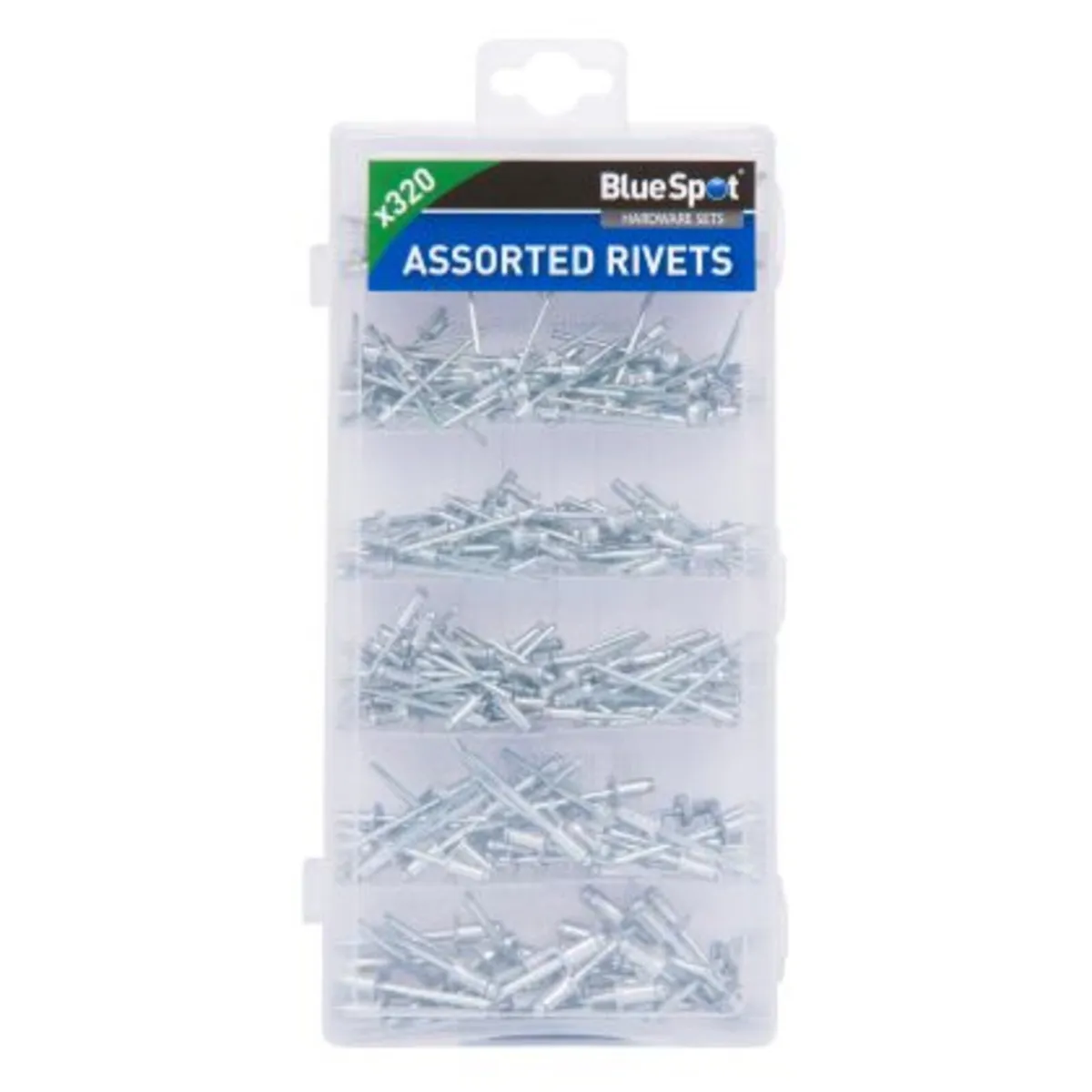 Blue Spot Tools Assorted Blind Rivet Set – 320 PCE - Image 1