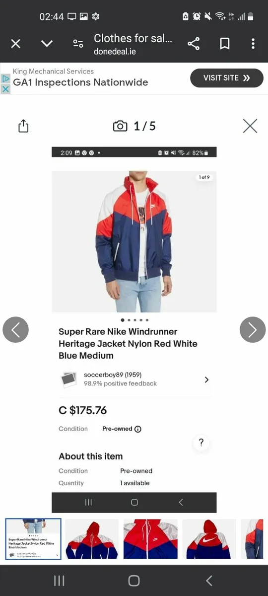 VINTAGE.. Sports Jacket - Image 2