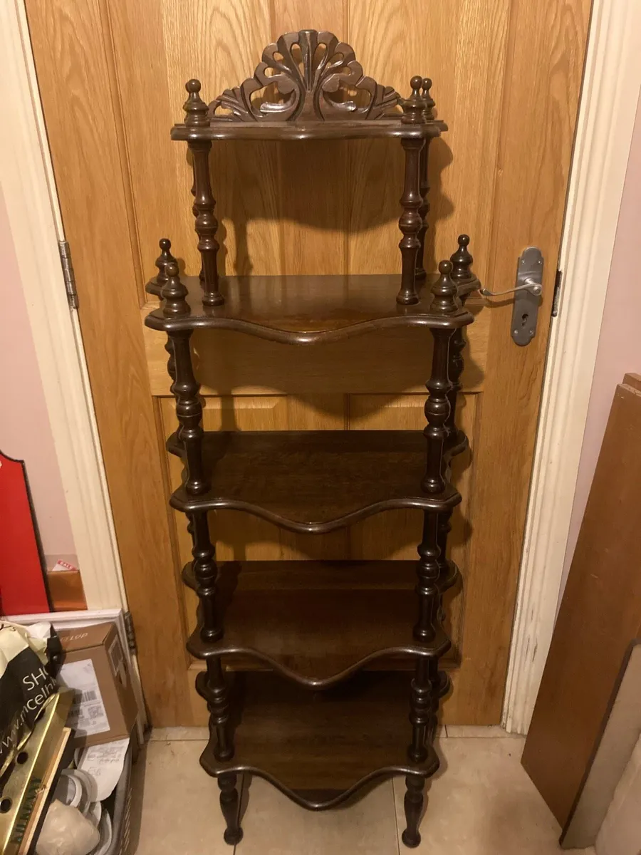Victorian French ornate bookcase - Image 1