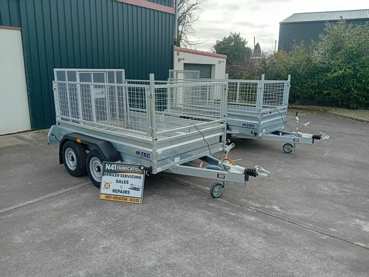 New M-Tec 8x4 twin axle trailer - Image 1