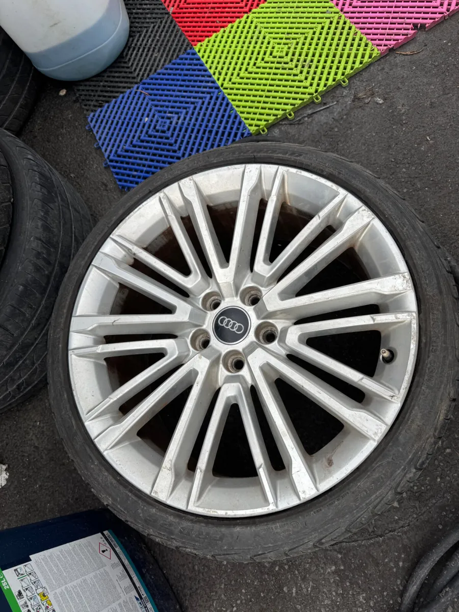 19” single Audi Sline alloy and tyre  spare