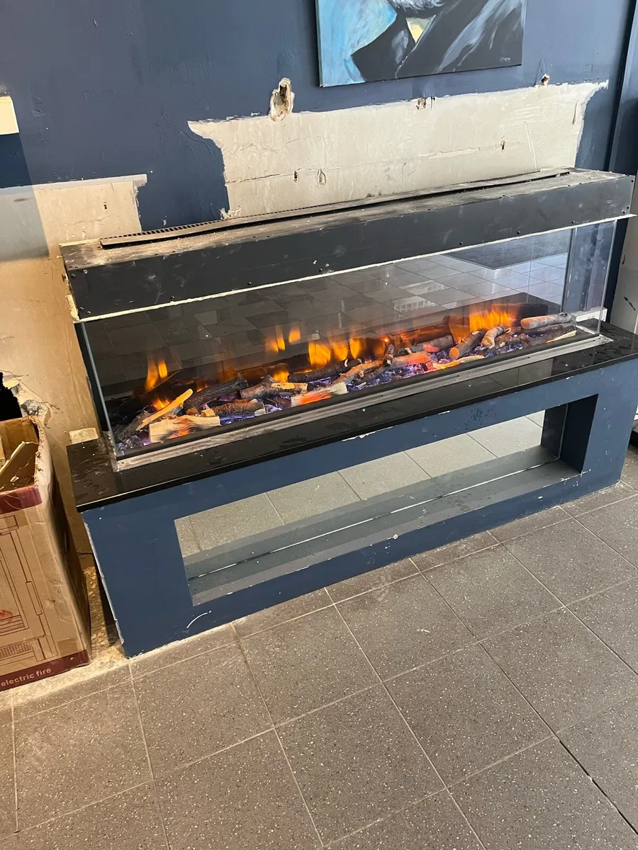 Polaris 1600 mm electric fire showroom Display - Image 3