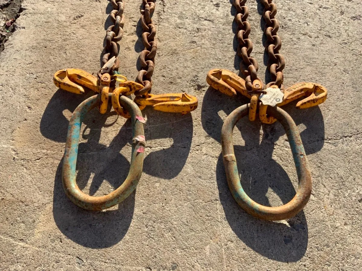 6.0mts x 16mm TWO LEG LIFTING CHAINS........6016. - Image 2