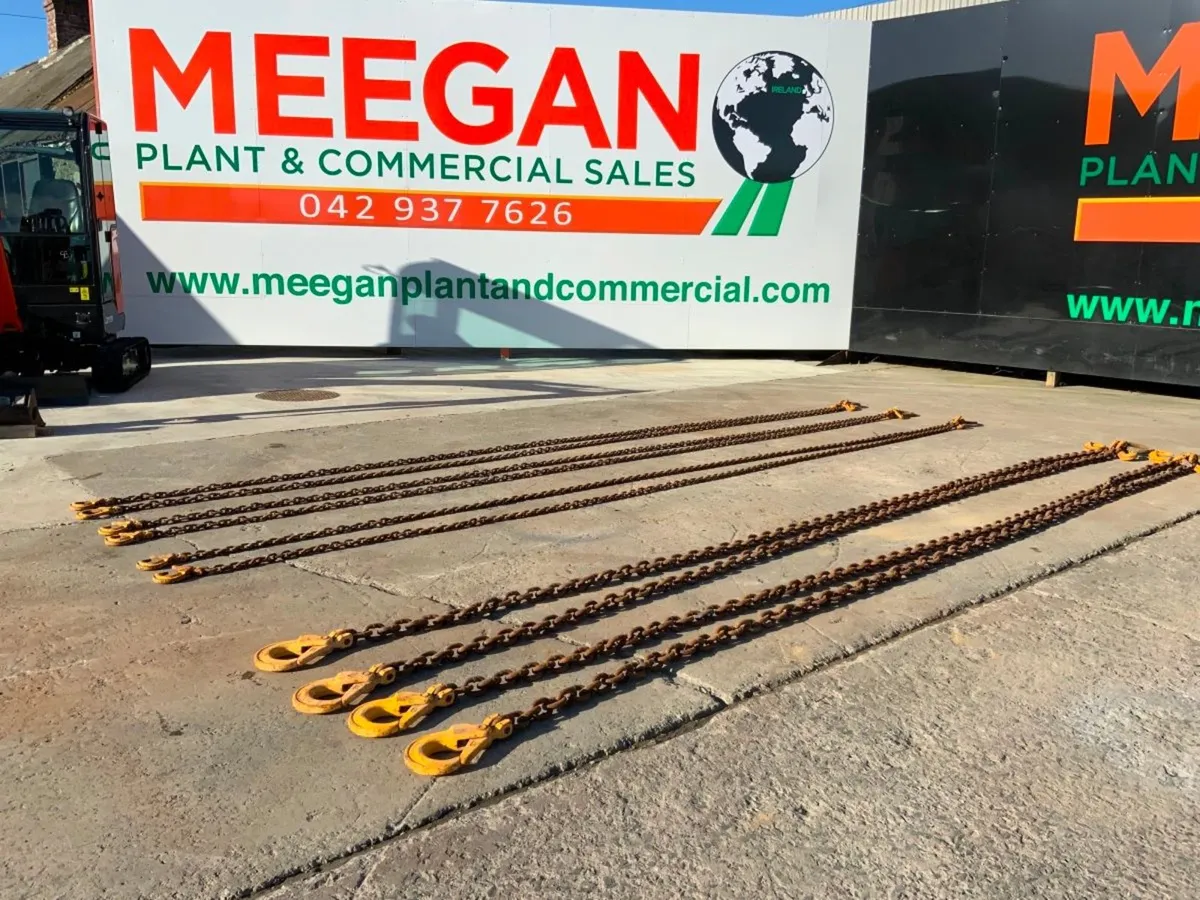6.0mts x 16mm TWO LEG LIFTING CHAINS........6016. - Image 1