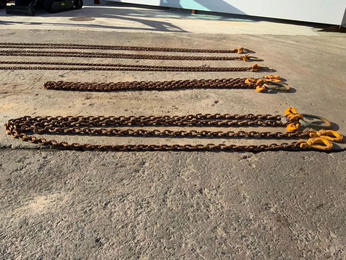 6.0mts x 16mm TWO LEG LIFTING CHAINS........6016. - Image 3