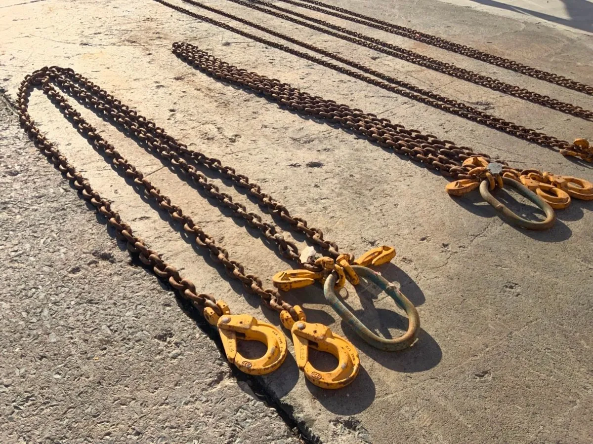 6.0mts x 16mm TWO LEG LIFTING CHAINS........6016. - Image 4