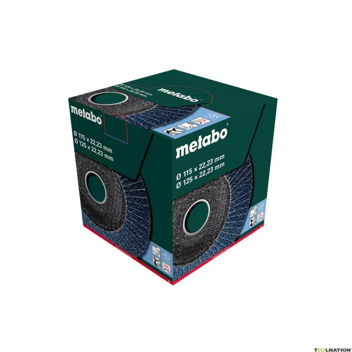 Metabo Flap Sanding Disc – 115mm, P60, 10pk - Image 2