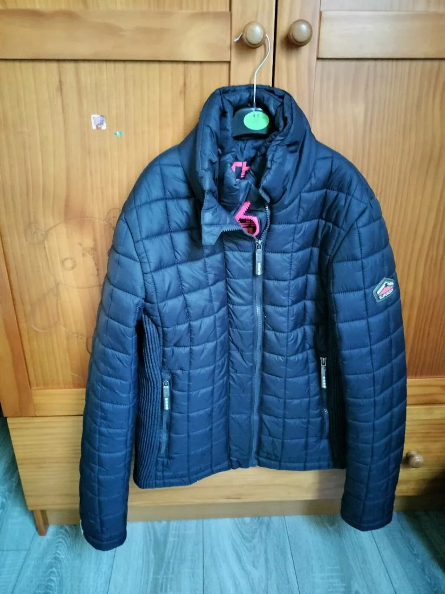 Girls Superdry Coat - Image 1
