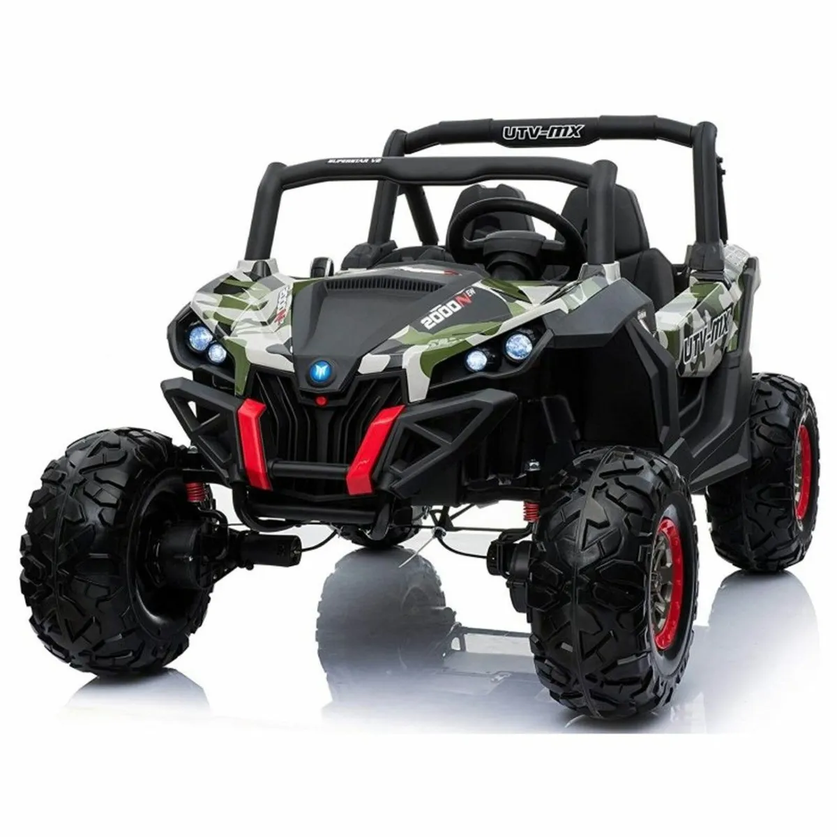 Ground Commander 24V Electric Ride On Buggy Army - Image 2