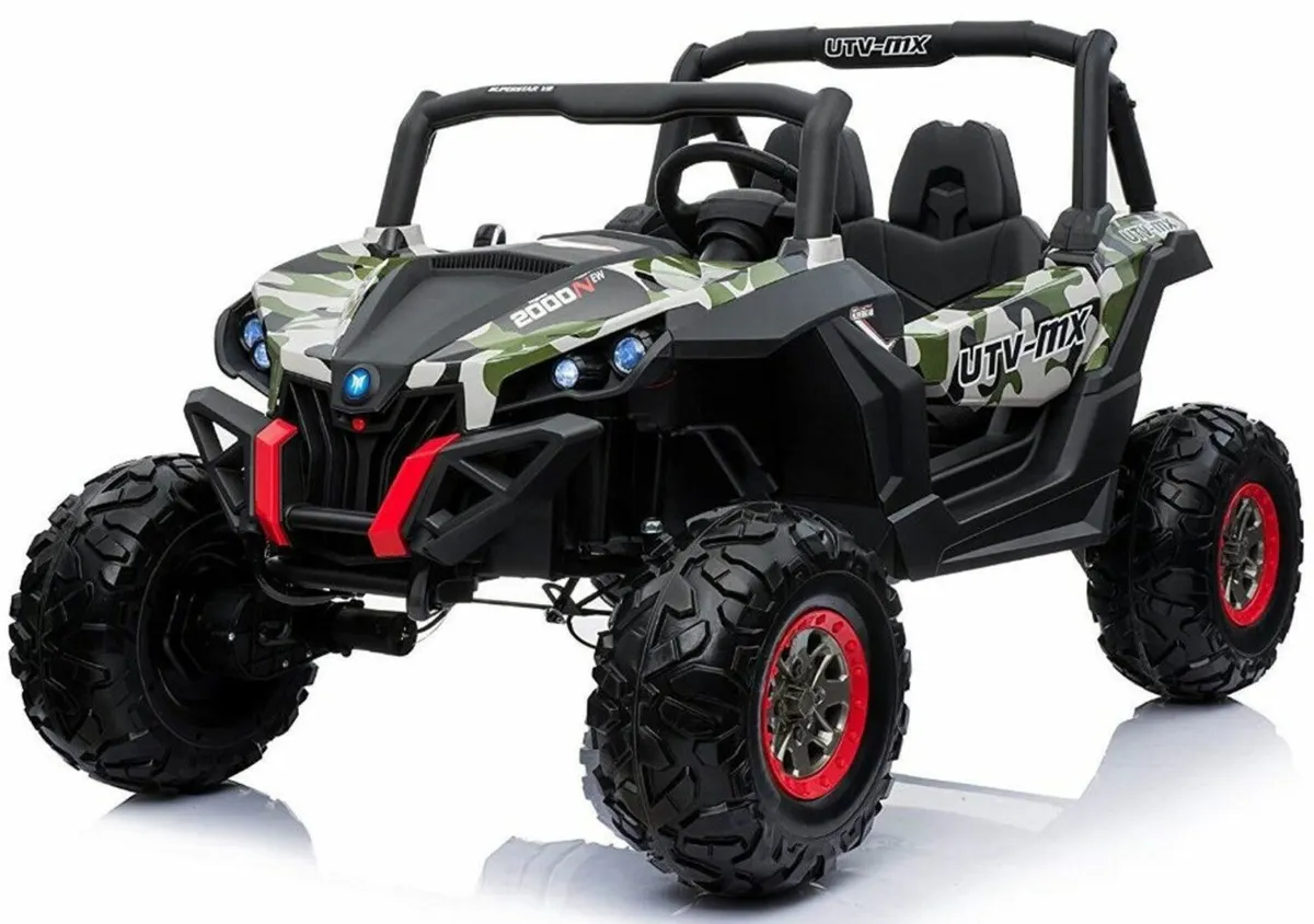 Ground Commander 24V Electric Ride On Buggy Army - Image 3