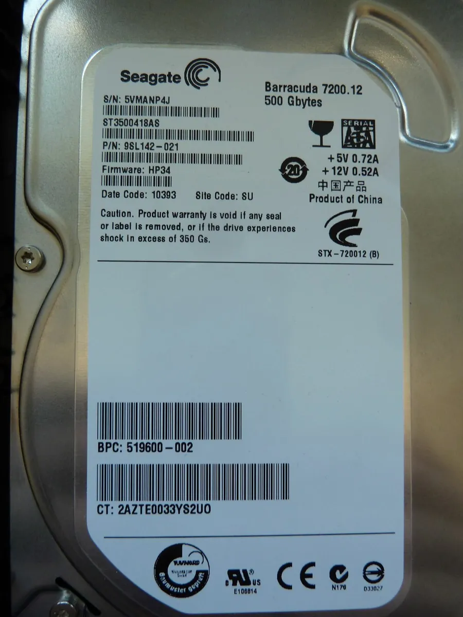 450GB HP Hard drive in USB3 plug and play Case - Image 2