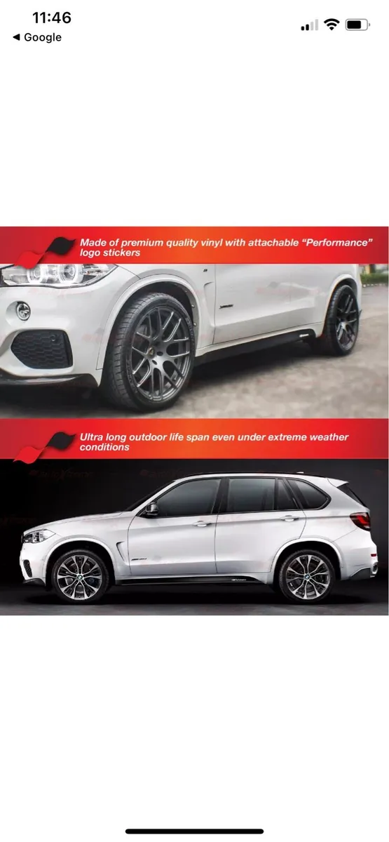 BMW OEM F15/F16 M Sport Decals - Image 4