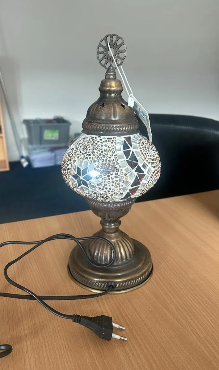 Turkish Mosaic Glass Lamps