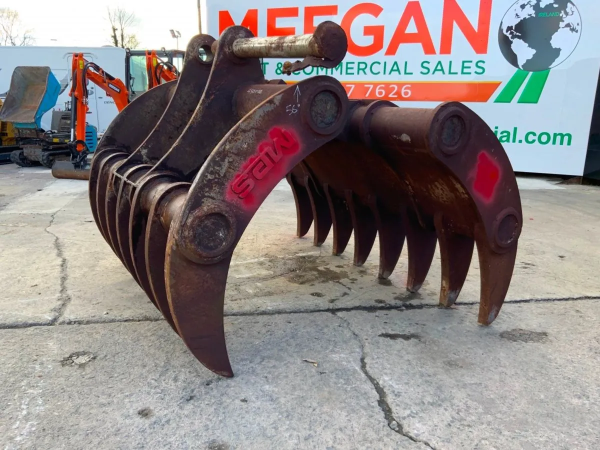 MANUAL GRAPPLE. LAND RAKE....100mm PINS...6223 - Image 2