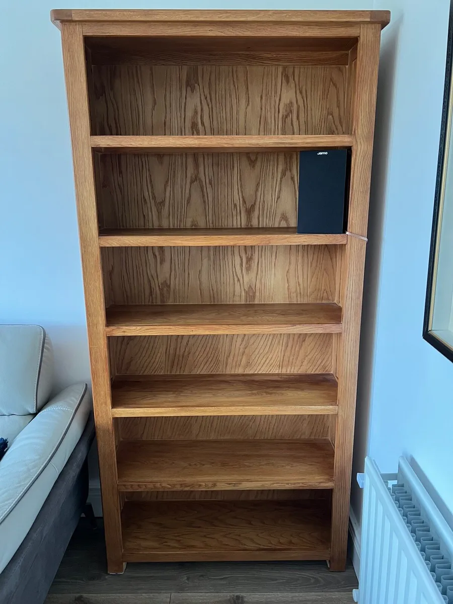 Tall Bookcase, Rack Coat, Large Paintings, Lantern - Image 2