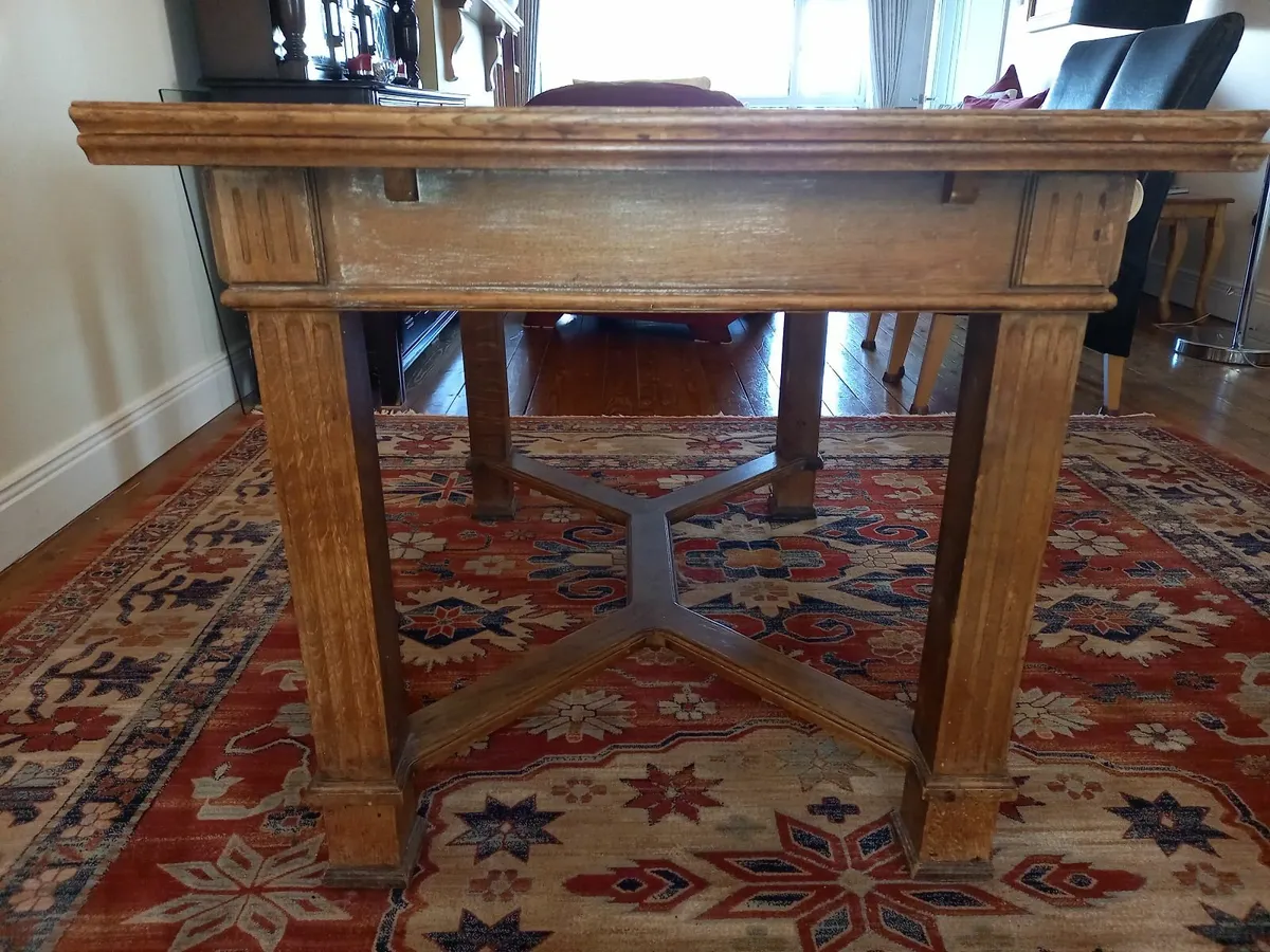 Oak Dining Table - Image 3