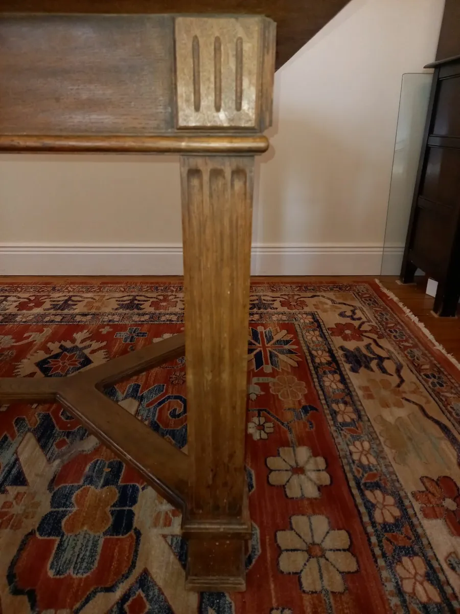 Oak Dining Table - Image 4