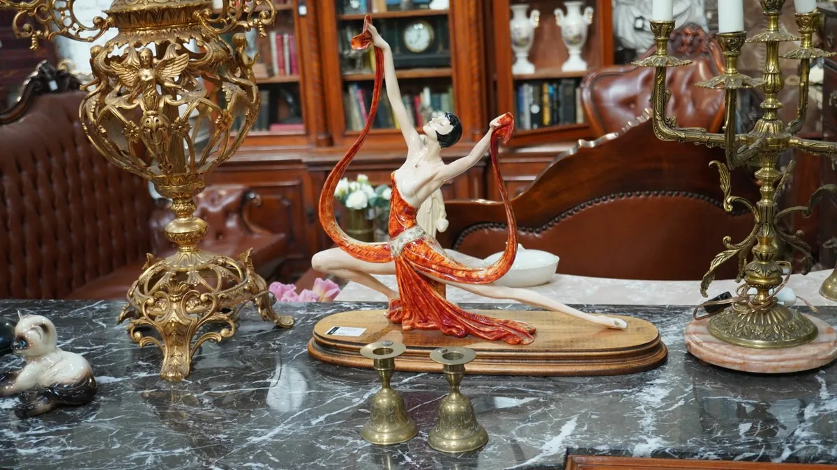 A. Santini Art Deco Dancer - Image 1