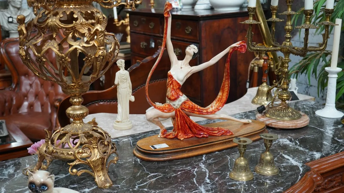 A. Santini Art Deco Dancer - Image 2