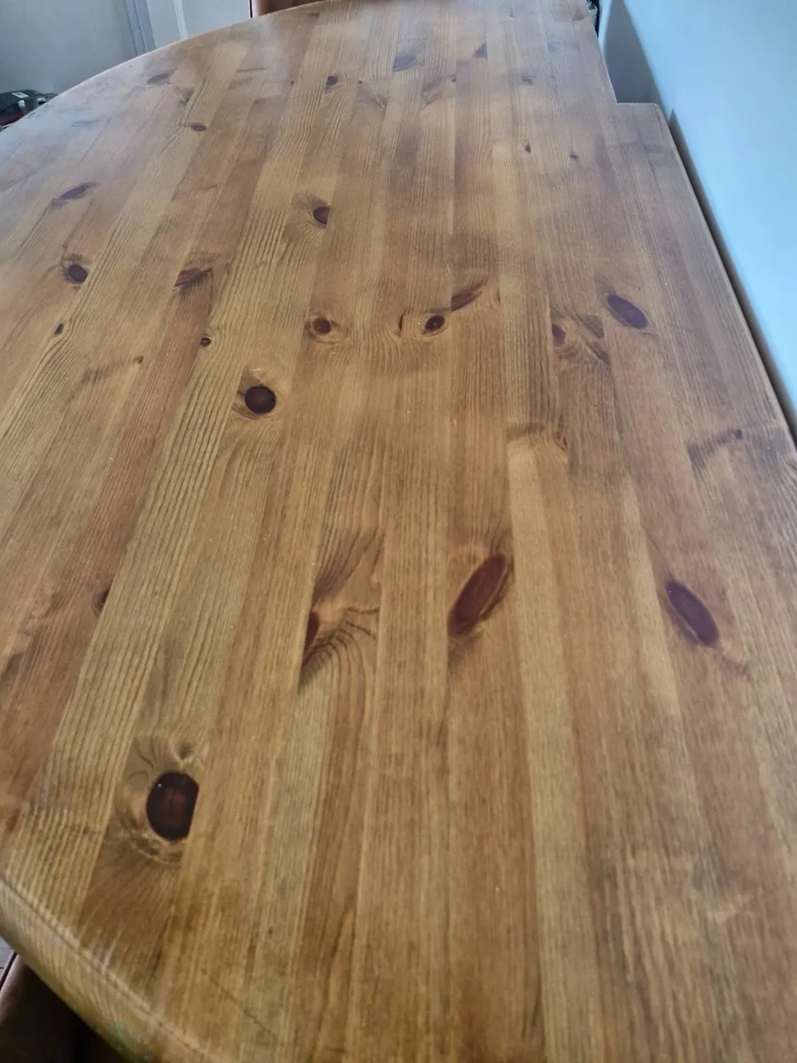 Hand Crafted Half Moon Table - Image 3