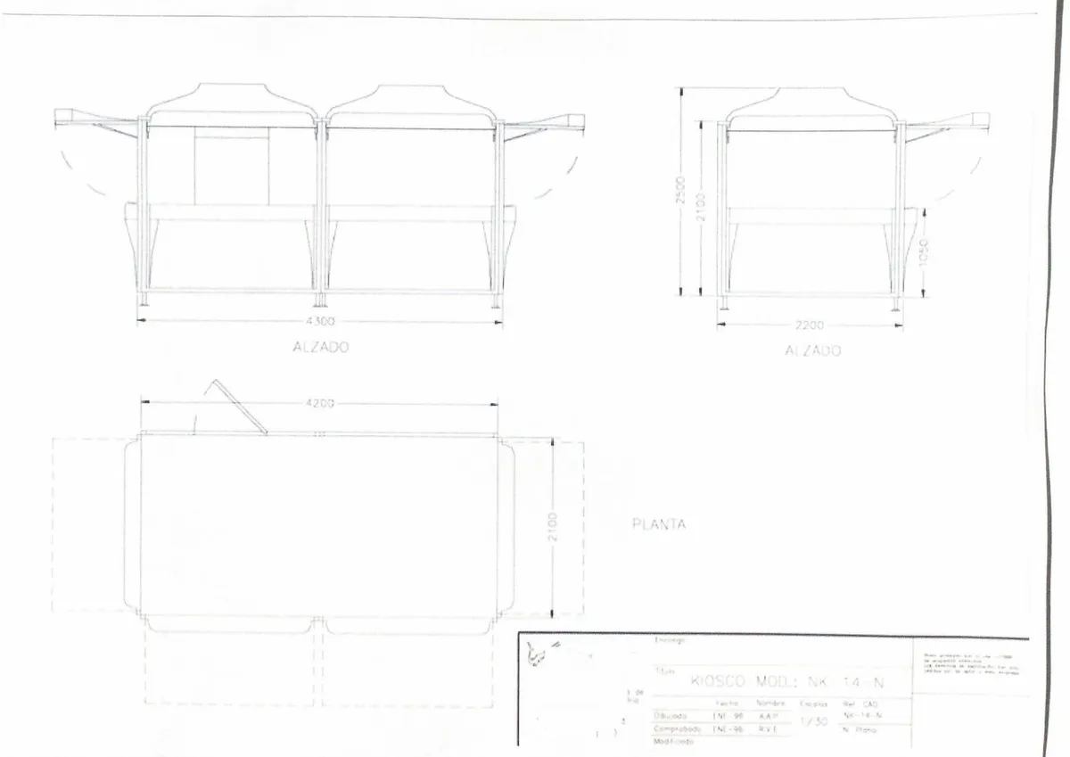 Outdoor beer garden bar - Image 2