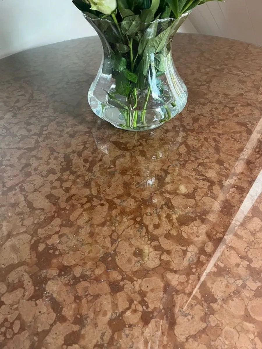 Marble Table and Candleabra - Image 3