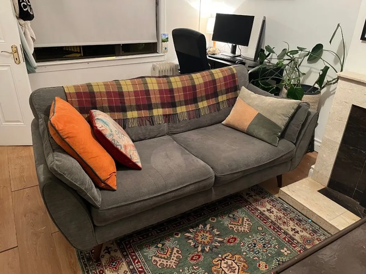 French Connection Zinc Sofas (3 & 2 seater) - Image 1