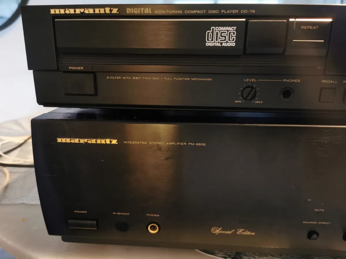 Marantz Amplifier + CD Player - Image 1