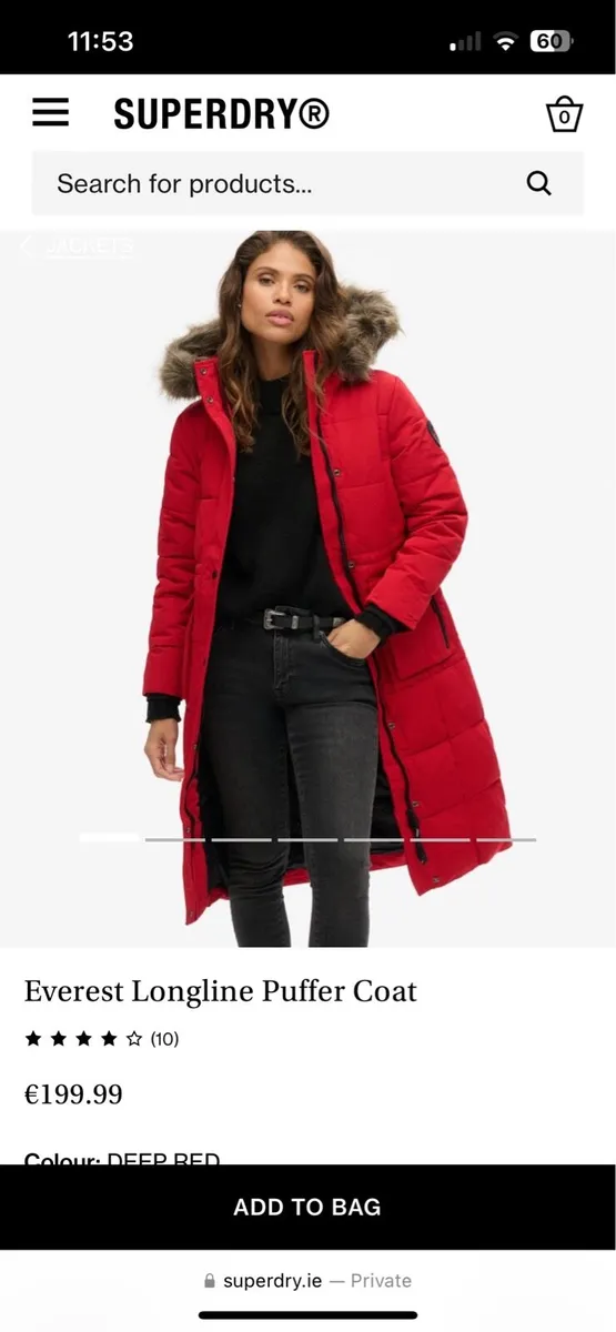Super dry coat