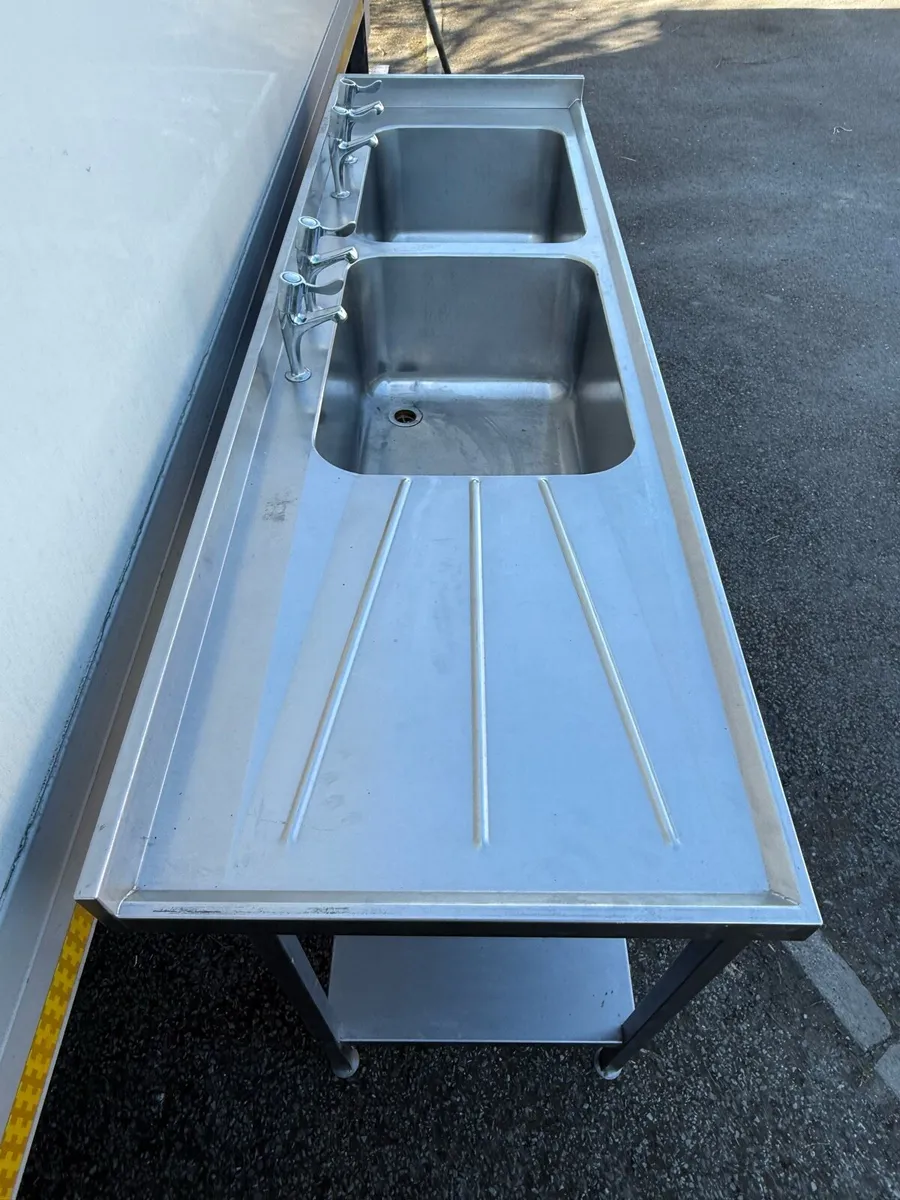 Double stainless steel sink - Image 2