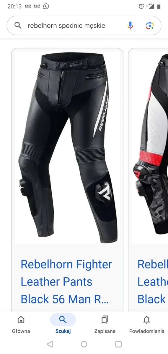 Motorcycle leather trousers and boots - Image 2