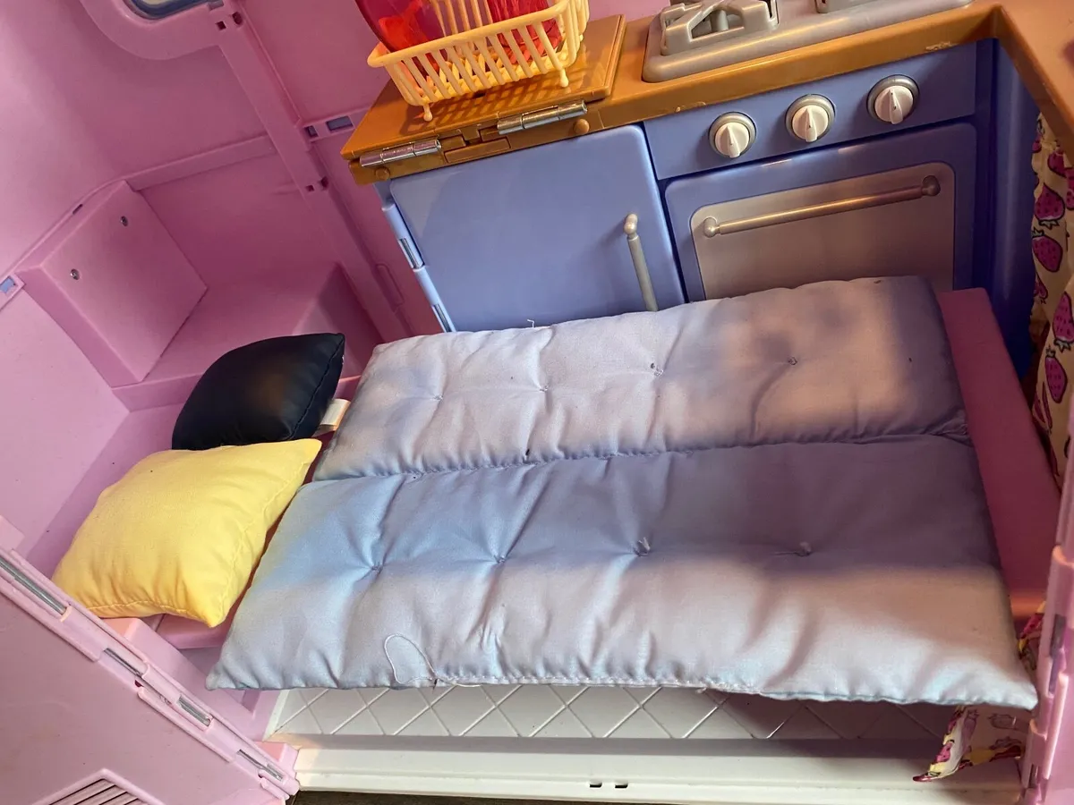 Our Generation Camper Van and three dolls bundle - Image 3