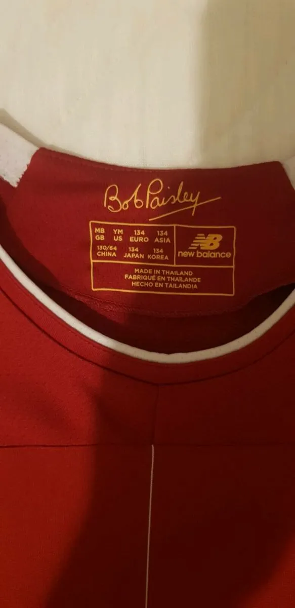 Liverpool Jersey Age 9-10 (Official Jersey) - Image 2