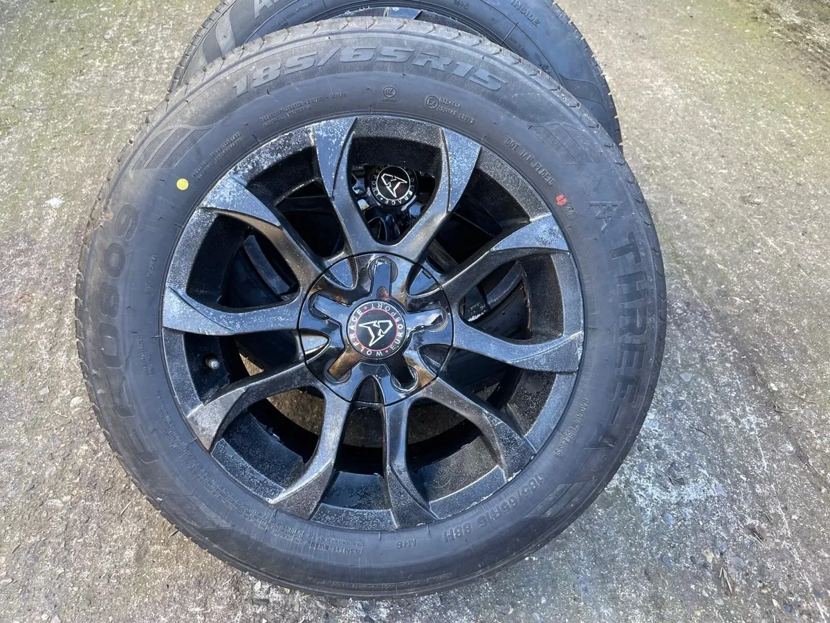 Skoda/ VW Alloy Wheels & Tyres 185/65/R15 - Image 3