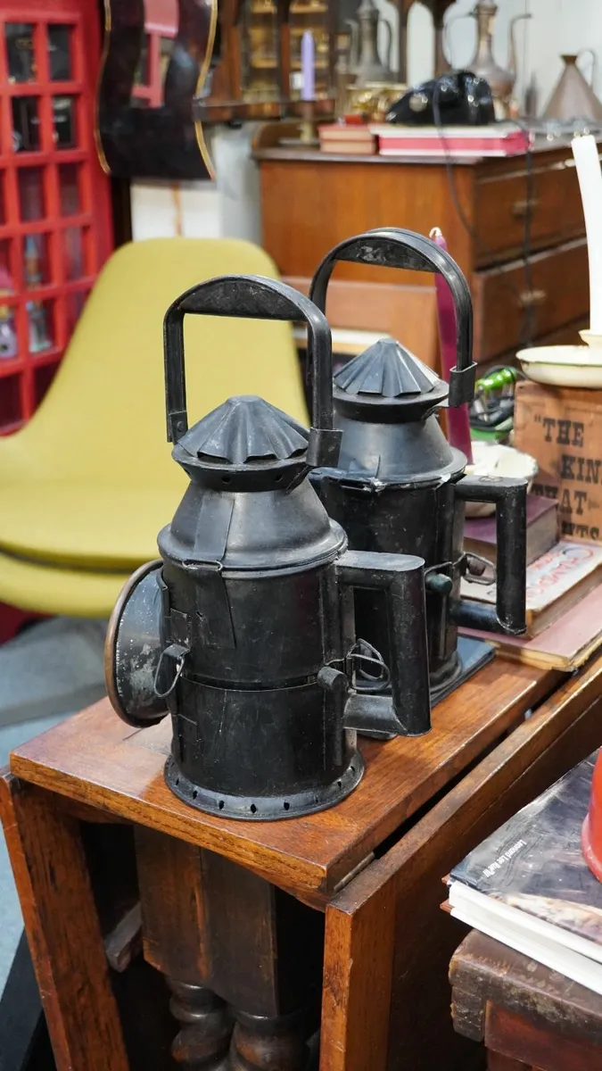 Pair of Antique Railway Signal Lanterns - Image 3