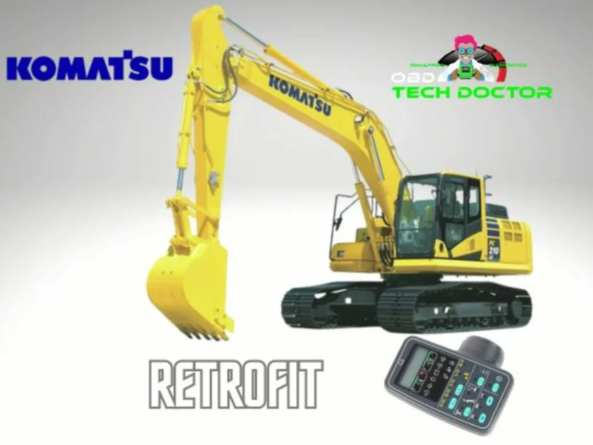 Komatsu Excavator Dashboard - Image 1