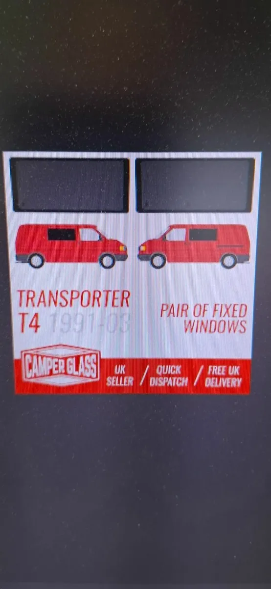 T4 Transporter (1991 - 2003) PAIR of Fixed Privacy - Image 1