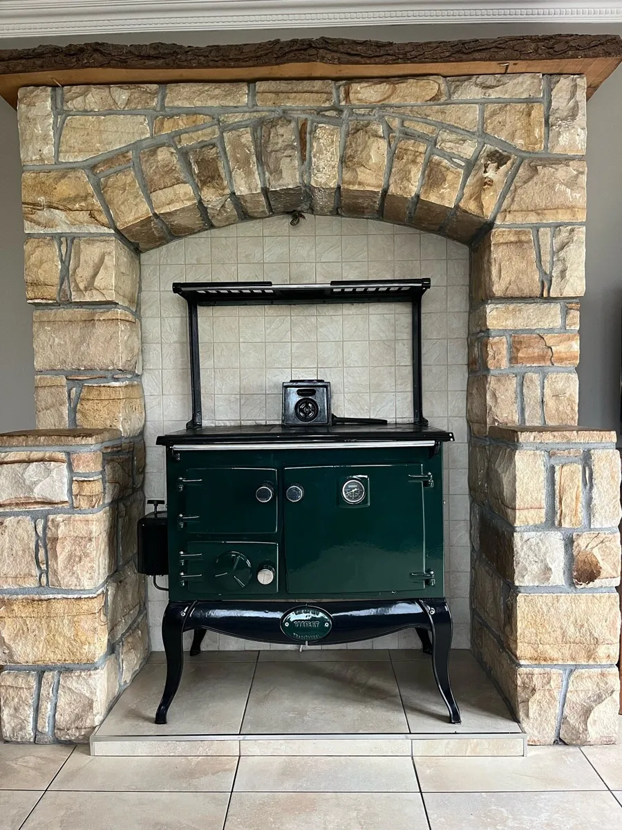 Cut Stone Fireplace - Image 2