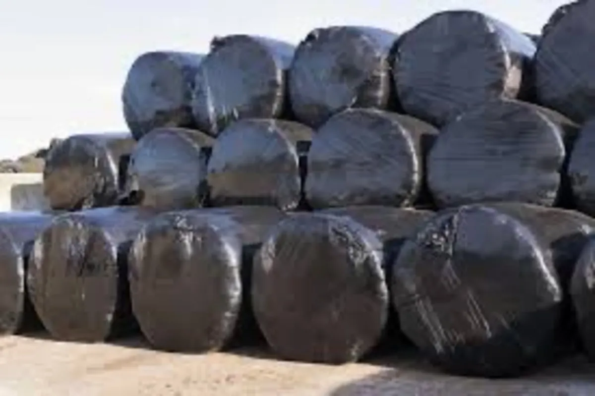 Bales of silage