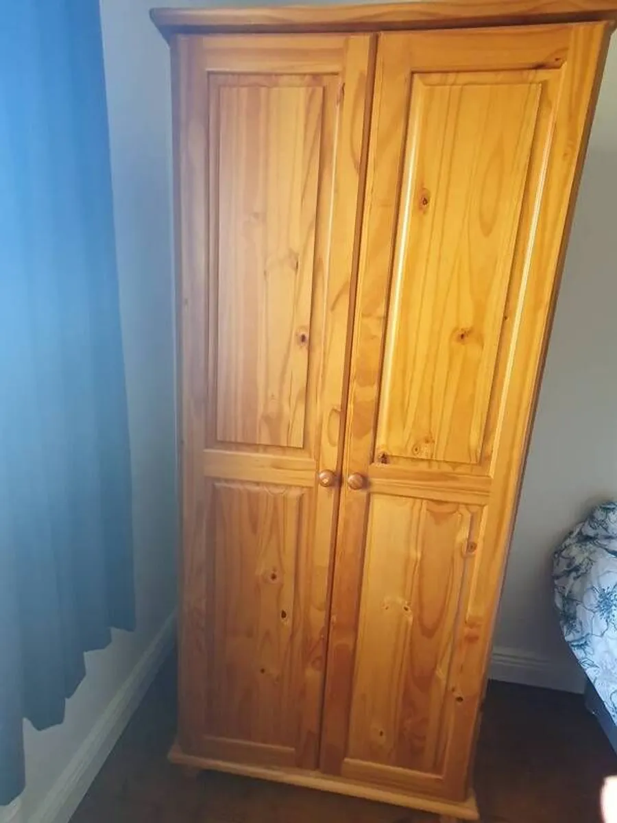 Solid Pine Wardrobe - Image 1