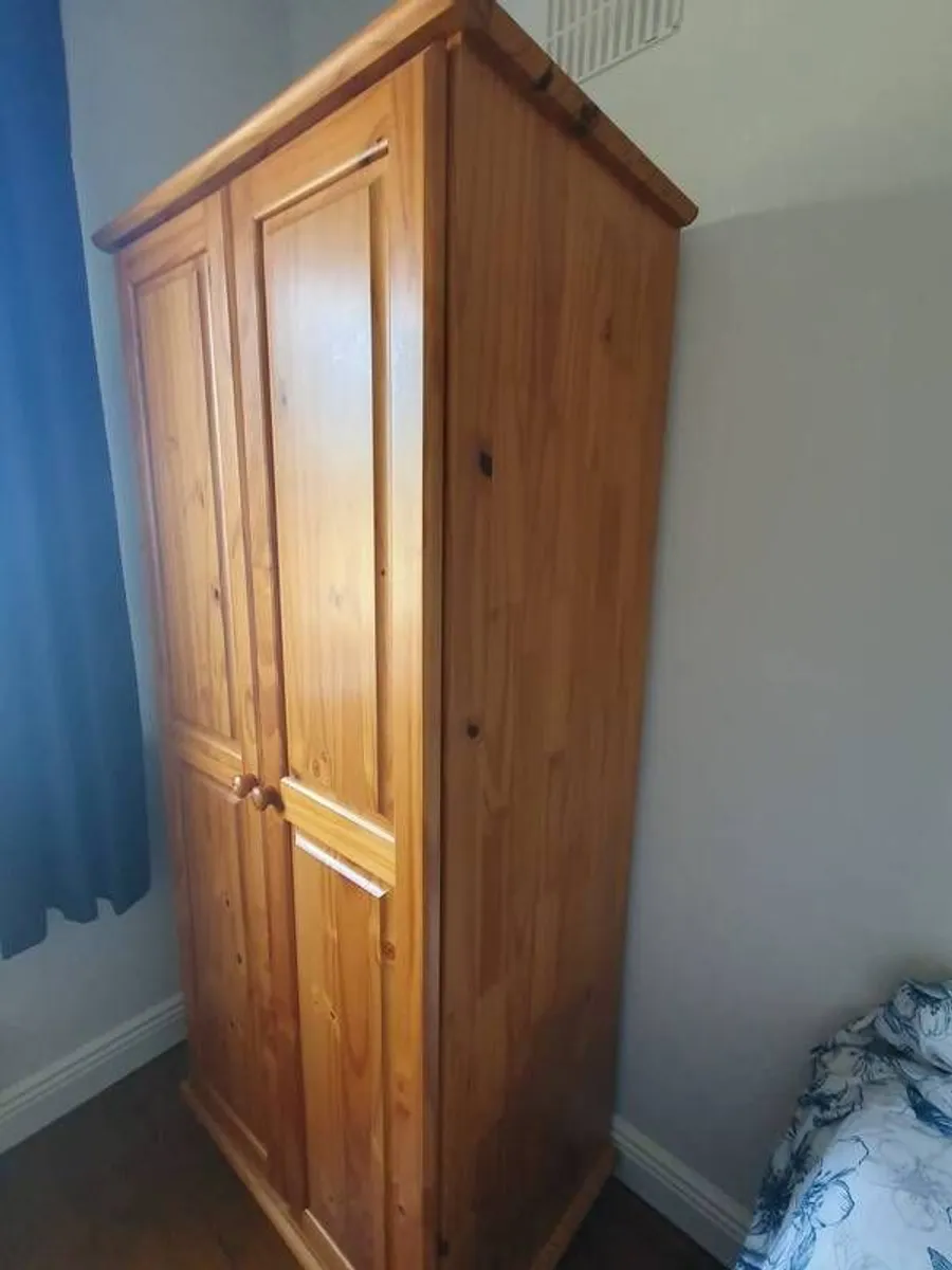 Solid Pine Wardrobe - Image 2