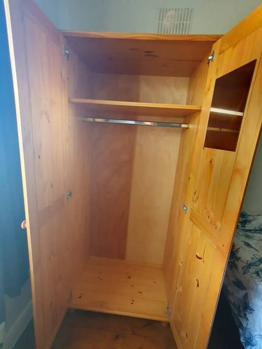 Solid Pine Wardrobe - Image 3