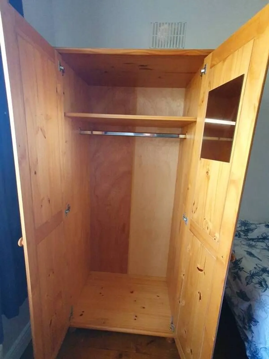 Solid Pine Wardrobe - Image 4