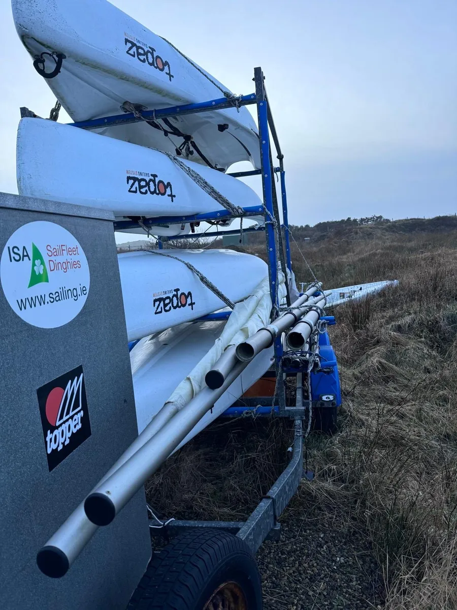 6 Topaz Sailing Boats + Road Trailer - Image 2